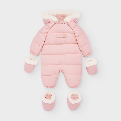 newborn pram suit girl