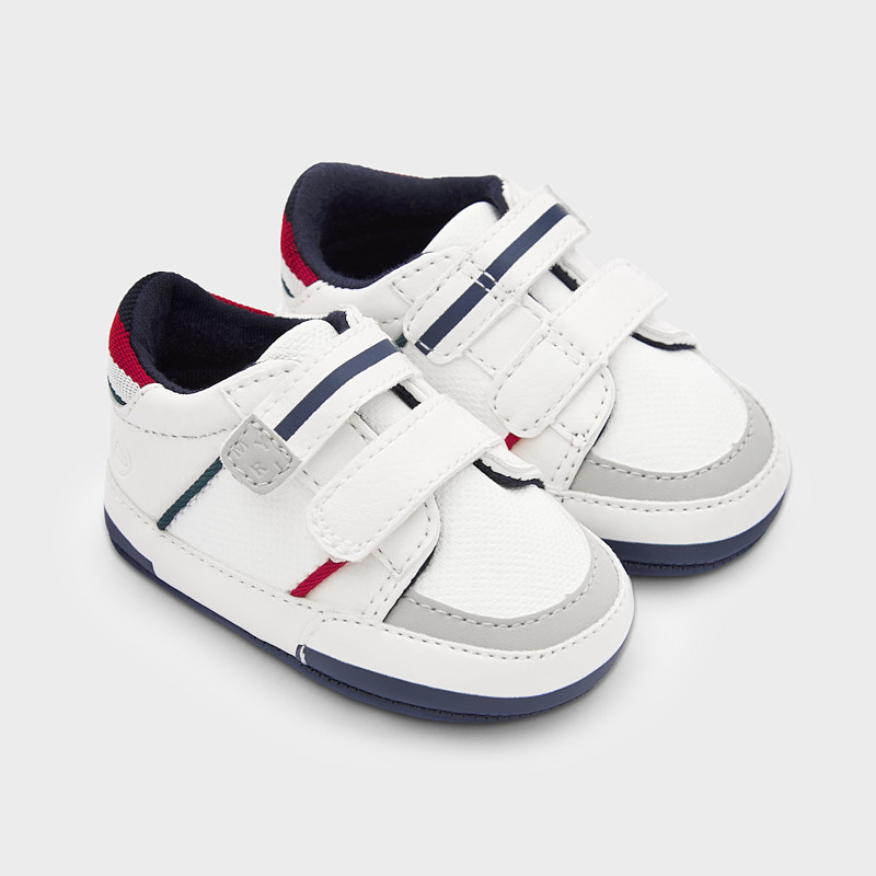 newborn white shoes