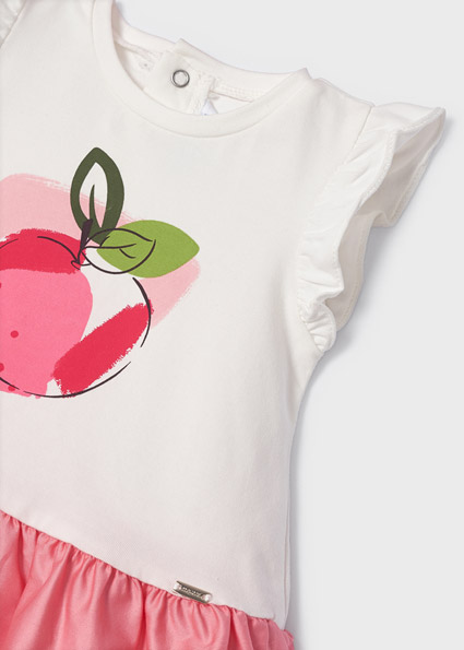 Sukienka łączona dla niemowlęcia dziewczynki Tulipan