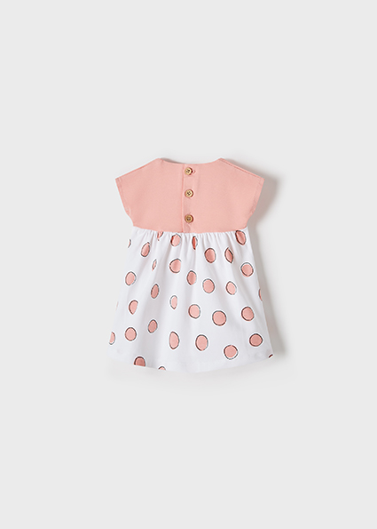 Sukienka łączona ECOFRIENDS dla noworodka dziewczynki Blossom