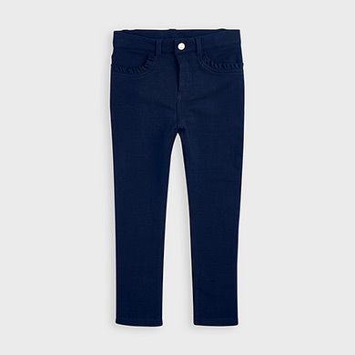 blue skinny trousers