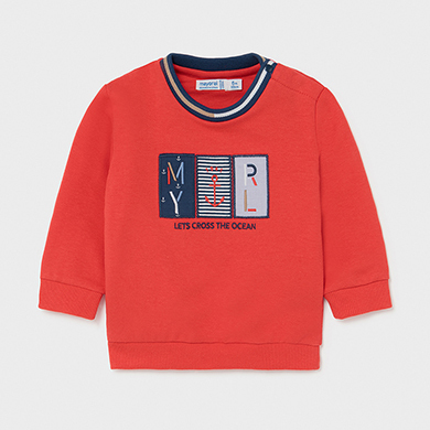 Sweat Motifs Bebe Garcon Cyber Red Mayoral