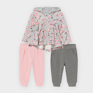 pink baby tracksuit