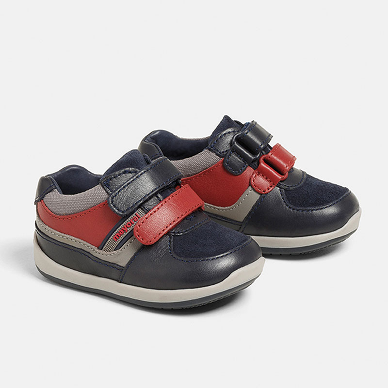 baby red trainers