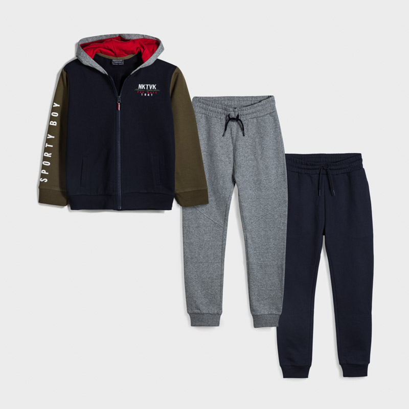 Trening 2 Pantaloni Combinati Baiat Navy Blue Mayoral