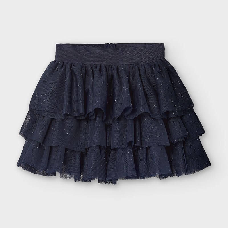 girls blue tulle skirt