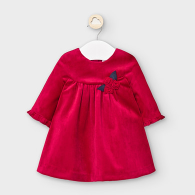 newborn red dress