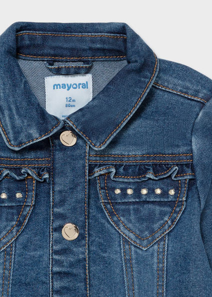 Veste Jean Basique Bebe Fille Tejano Medio Mayoral