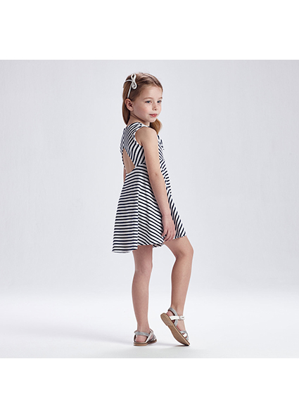 Mayoral Vestito a righe per bambina modello 4939 lencicol Abiti  Abbigliamento