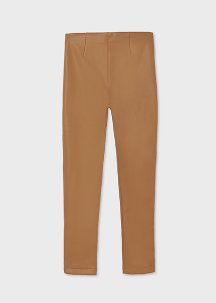 brown vinyl leggings